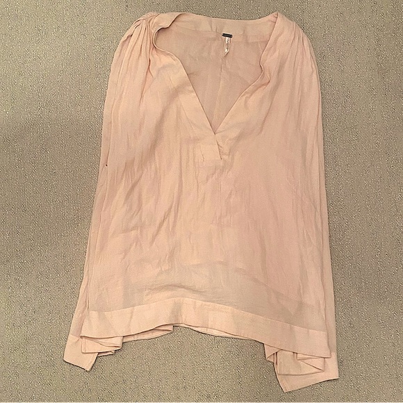 Free People Small Sleeveless Flowy Blouse - Picture 2 of 7